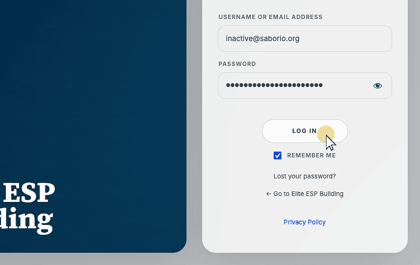 Click "Log In"