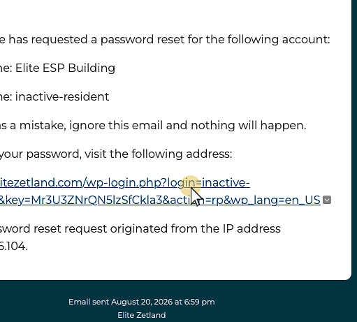 Check your email